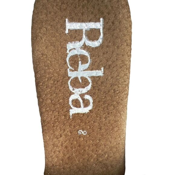 NWOT Reba wooden sandals 39=8 - Picture 3 of 13